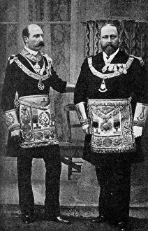 Images Dated 8th June 2004: Edward VII as a freemason