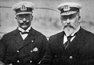 Images Dated 8th June 2004: Edward VII with Kaiser Wilhelm II