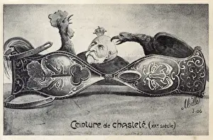 Seventh Prints: Edward VII lampooned with a Chastity Belt