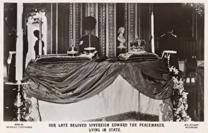 Peacemaker Prints: Edward VII lying in state