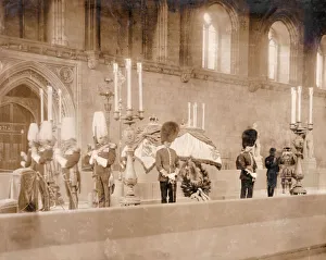 Candles Gallery: Edward VII lying in state, Westminster Hall