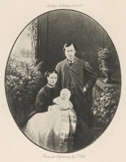 Royal Wedding King Edward VII Gallery: Edward Vii / Wife / Son / 1864