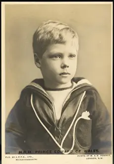 Edward Viii / Boy Postcard