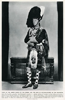 Kilts Collection: Edward VIII as Colonel-in Chief of the Guards regiments