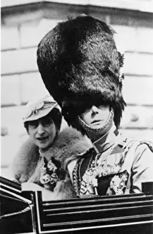 Aunt Prints: Edward VIII with Queen Maud
