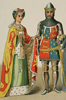 Historia Prints: Edward of Woodstock (1330-1376), known as