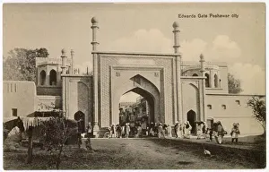 Chowk Prints: Edwardes Gate, Peshawar City, British India (now in Pakistan)