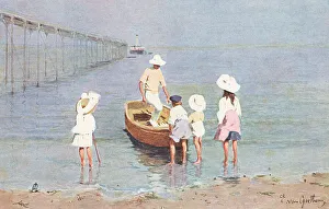 Edwardian Beach Scene