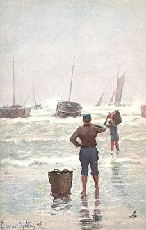 Edwardian Beach Scene