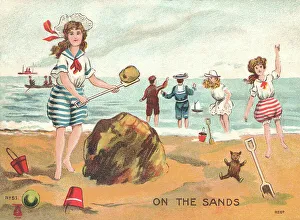 Edwardian Beach Scene