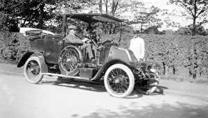 Waits Prints: Edwardian car