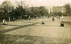 Allotments Gallery: Edwardian Children Tending Allotments, Newport Pagnell