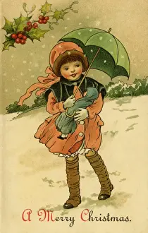 Greeting Prints: Edwardian Christmas card