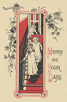 Edwardian Christmas Card