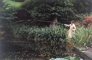 Enjoys Prints: Edwardian Gent Fishing