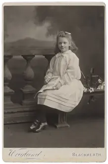 Watering Prints: Edwardian girl in a white dress
