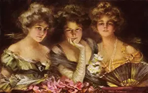 Boileau Prints: Edwardian girls at the opera