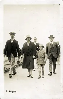 Edwardian Holidaymakers on the Beach, Bournemouth, Dorset