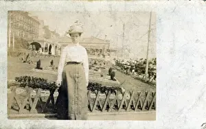 Edwardian Lady at the Spa, Bridlington, Yorkshire