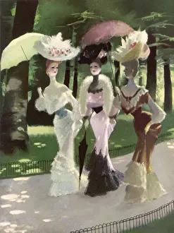 An Edwardian Scene in the Park