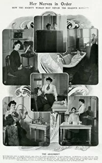 Images Dated 12th January 2018: Edwardian society womens beauty treatments 1906
