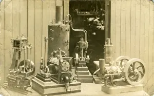 Edwardian Steam Engine and Locomotive Exhibition Models
