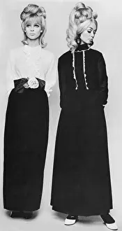 Modelling Prints: Edwardian style 1960s evening dresses
