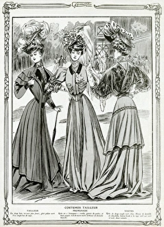 Images Dated 8th March 2016: Edwardian tailored suits 1905