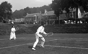 Edwardian tennis match