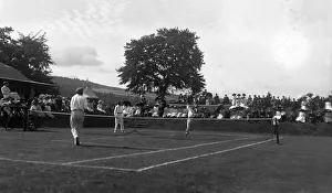 Edwardian tennis match