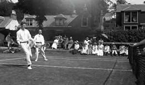 Edwardian tennis match