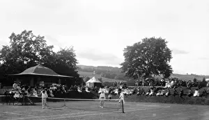 Edwardian tennis match