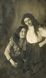 Affectionate Gallery: Edwardian young women and their pet dog