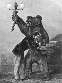 Cigars Prints: Edwards Bear / Lampstand