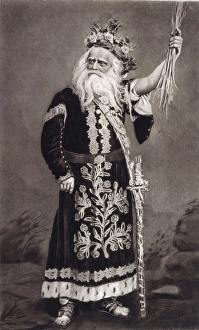 Forrest Gallery: Edwin Forrest as King Lear - Act IV - Scene VI