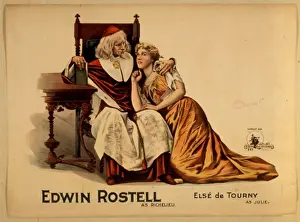 Julie Prints: Edwin Rostell as Richelieu, Els de Tourny as Julie