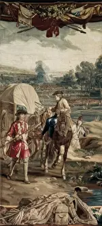 Een Wagen en Infanteristen. 17th c. GERMANY