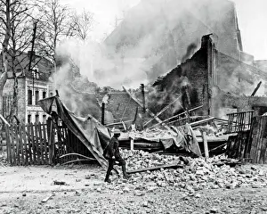 Shelled Prints: Effect of high explosive shell, Western Front, WW1
