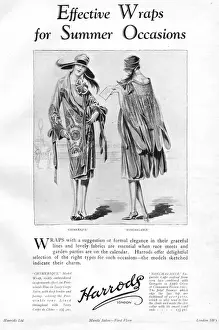 Wraps Prints: Effective wraps for summer occasions from Harrods, London, 1