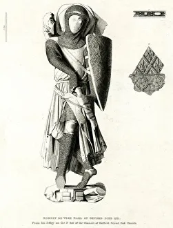 Images Dated 14th February 2019: EFFIGY OF EARL OF OXFORD