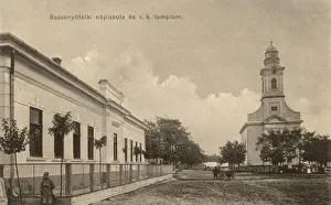 Eger, Hungary - The school and church