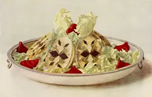 Egg Medallions & Salad