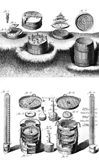 Temperature Prints: Eggs / France / 18th C