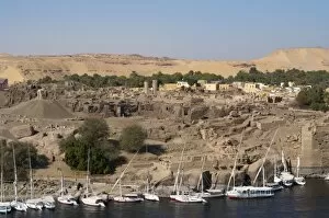 Egyp. Aswan. Elephantine Island. Landscape
