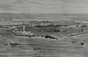 Egypt, Alexandria. General view of the city