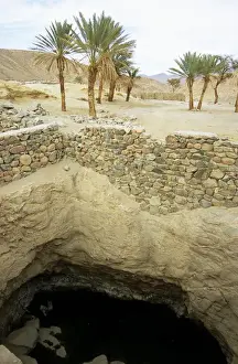 Environment Prints: Egypt - an ancient water well in Arabian desert