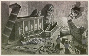 Archaeologists Gallery: Egypt / Archae / Tomb Robbed