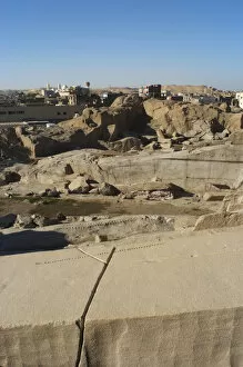 Images Dated 2nd December 2003: Egypt. Aswan. The unfinished obelisk