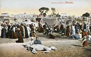 Market Place Prints: Egypt - Boulaq, Cairo - Market