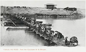 Pontoon Prints: Egypt - Bridge for Mecca-bound caravan trains